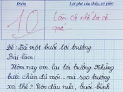 Yêu con - Bé tiểu học nhận điểm 10 bài văn tả cảnh đến trường, cô giáo mắt đỏ hoe ngay khi đọc những dòng viết đầu tiên