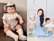 Yêu con - Sam sinh cặp sinh đôi lai Hàn với chồng giấu kín, 1 bé giống bố 1 bé đích thị là “phiên bản nam” của mẹ hot girl