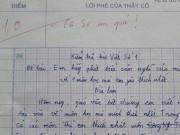 Yêu con - Viết văn kể về môn học yêu thích nhất, bé tiểu học ẵm trọn 1 điểm, cô giáo bày tỏ nỗi sợ