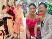 Yêu con - Lấy chồng đại gia U70, Phan Như Thảo và con gái được cưng như trứng mỏng, hai mẹ con được tháp tùng đi sự kiện