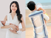 Yêu con - Đặng Thu Thảo khoe khoảnh khắc chồng đại gia chăm con gái sơ sinh, ái nữ thứ 3 trắng trẻo, mũm mĩm trông cực yêu