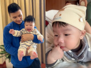 Yêu con - Con trai Quang Hải 5 tháng tuổi đã mê bóng đá giống bố, gây xôn xao với đôi tai phúc tướng