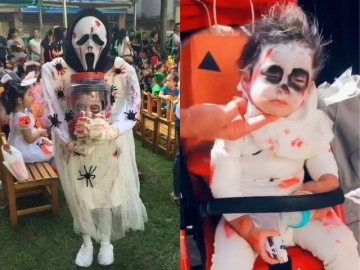 7749 màn hoá trang Halloween có một không hai của các búp măng non khiến ai xem cũng cười đau ruột