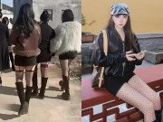 Thời trang - Về quê ăn Tết, 3 cô gái diện quần tất lưới làm dân làng ngại ngùng, nhận nhiều phản ứng tiêu cực