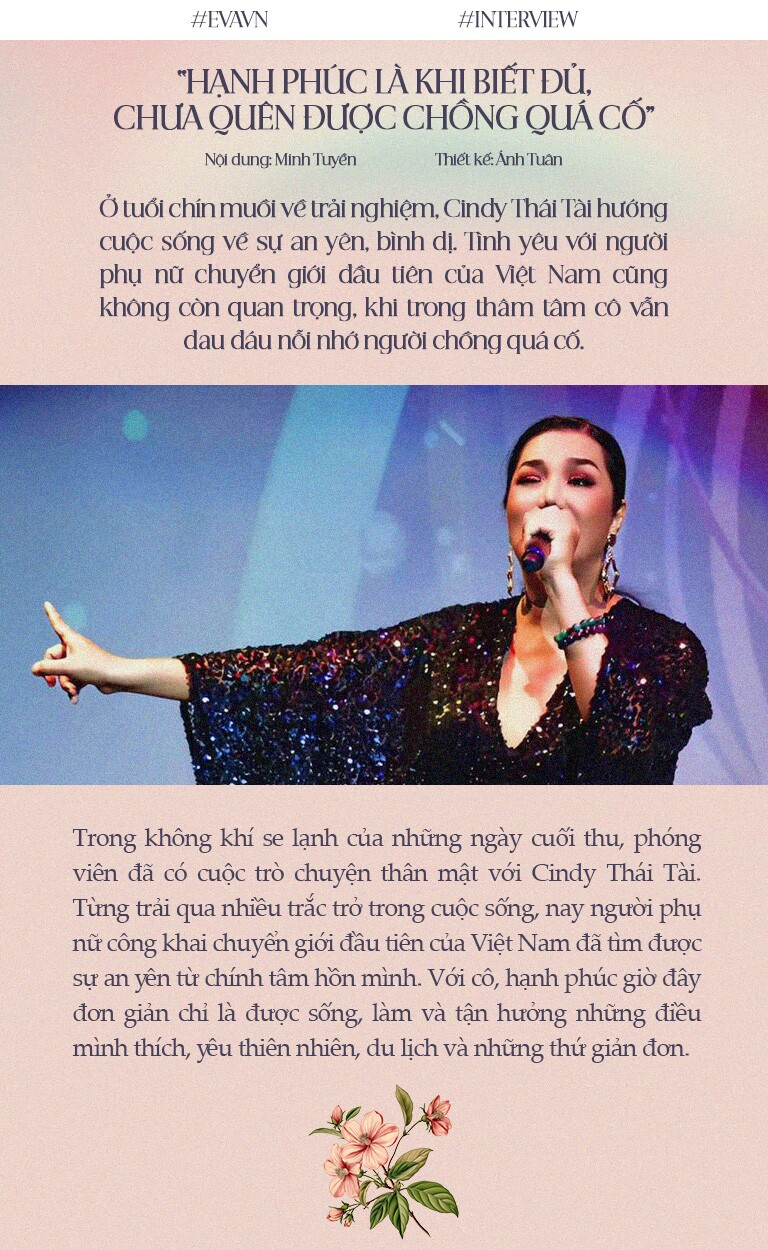 Cindy Thái Tài: Hạnh phúc khi biết đủ dù trái tim đầy vết hằn vẫn chưa quên được chồng quá cố - 2