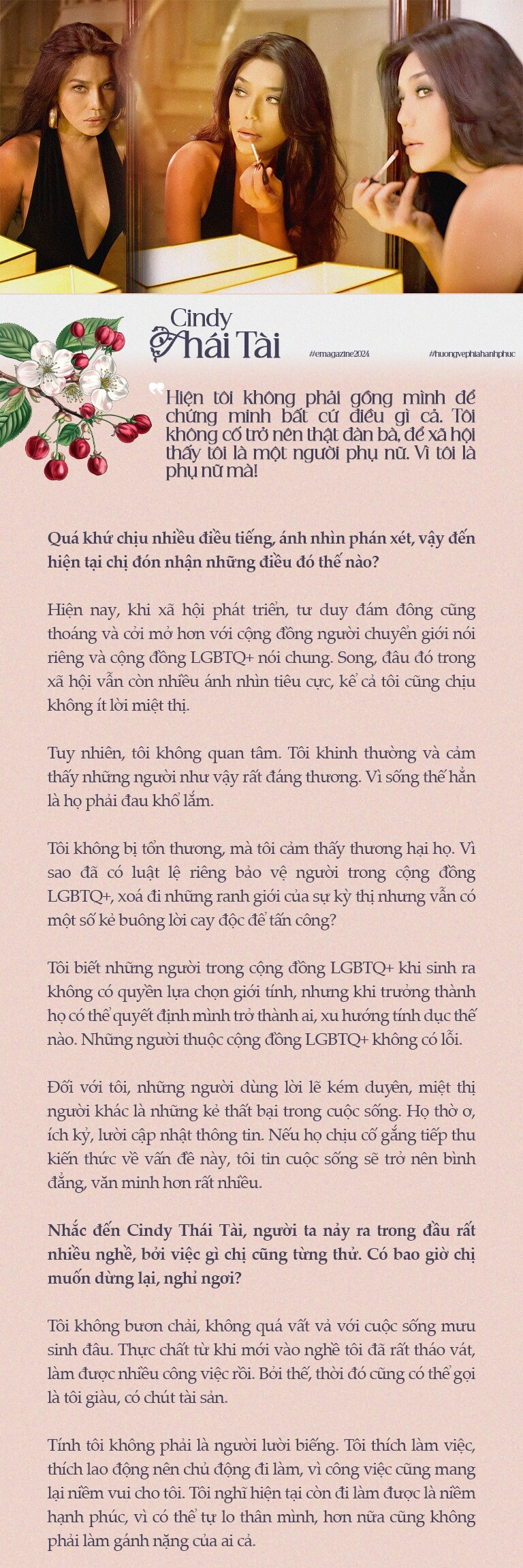 Cindy Thái Tài: Hạnh phúc khi biết đủ dù trái tim đầy vết hằn vẫn chưa quên được chồng quá cố - 14