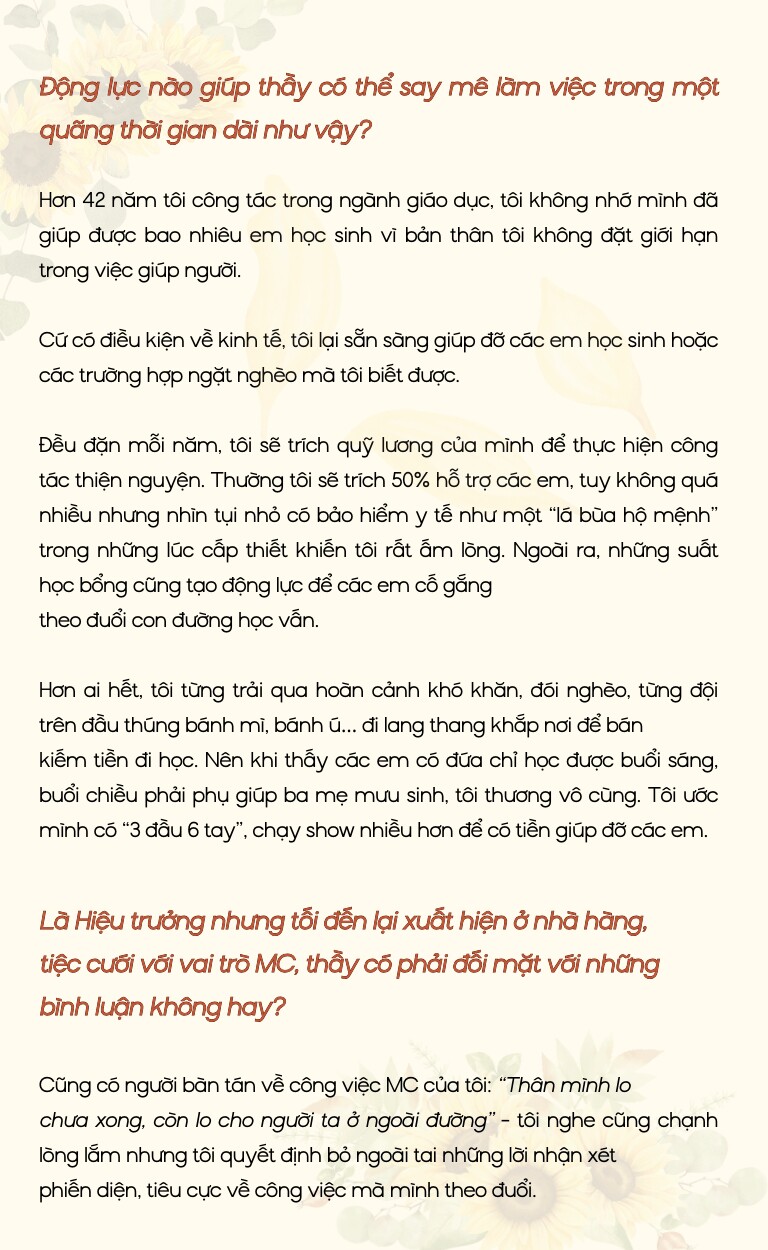 Gặp thầy Hiệu trưởng hơn 30 năm làm MC đám cưới, góp tiền mua bảo hiểm y tế cho học sinh nghèo - 14