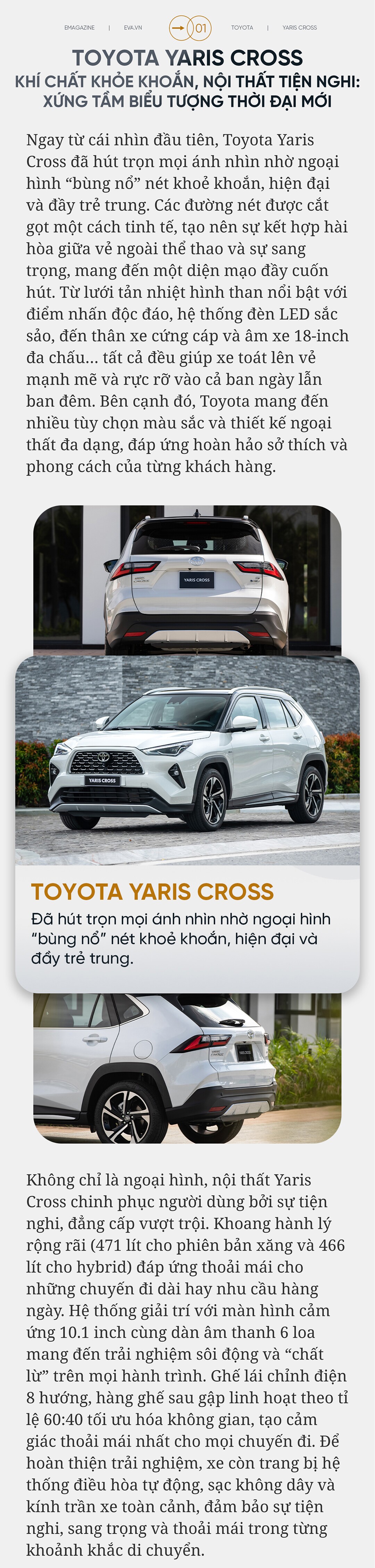 Toyota Yaris Cross – “Xế yêu” nâng tầm chuẩn mực cho SUV hiện đại: Khi phong cách gặp gỡ hiệu năng - 4