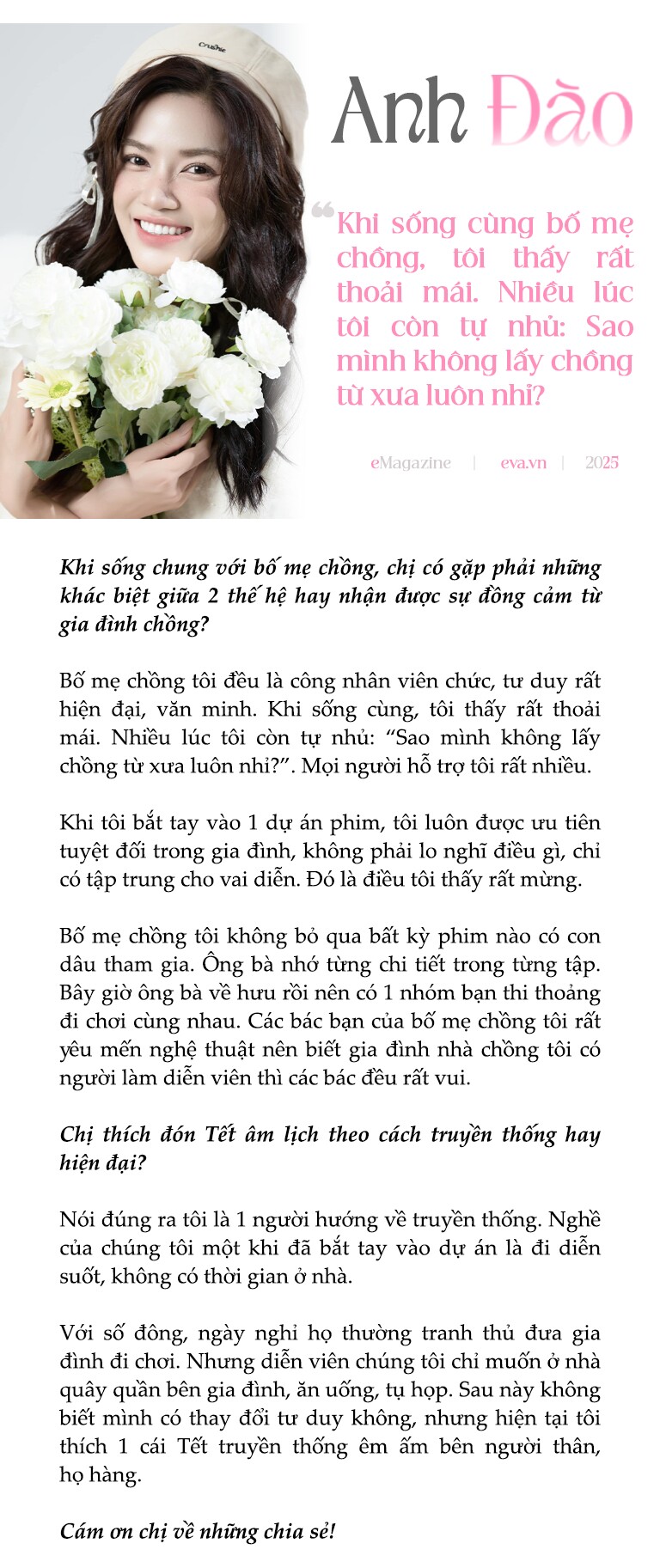 amp;#34;Nàng thơ phim VTVamp;#34; Anh Đào: Háo hức ăn Tết đầu xa nhà, sống chung với bố mẹ chồng chợt nhận ra amp;#34;biết thế kết hôn từ sớmamp;#34; - 18