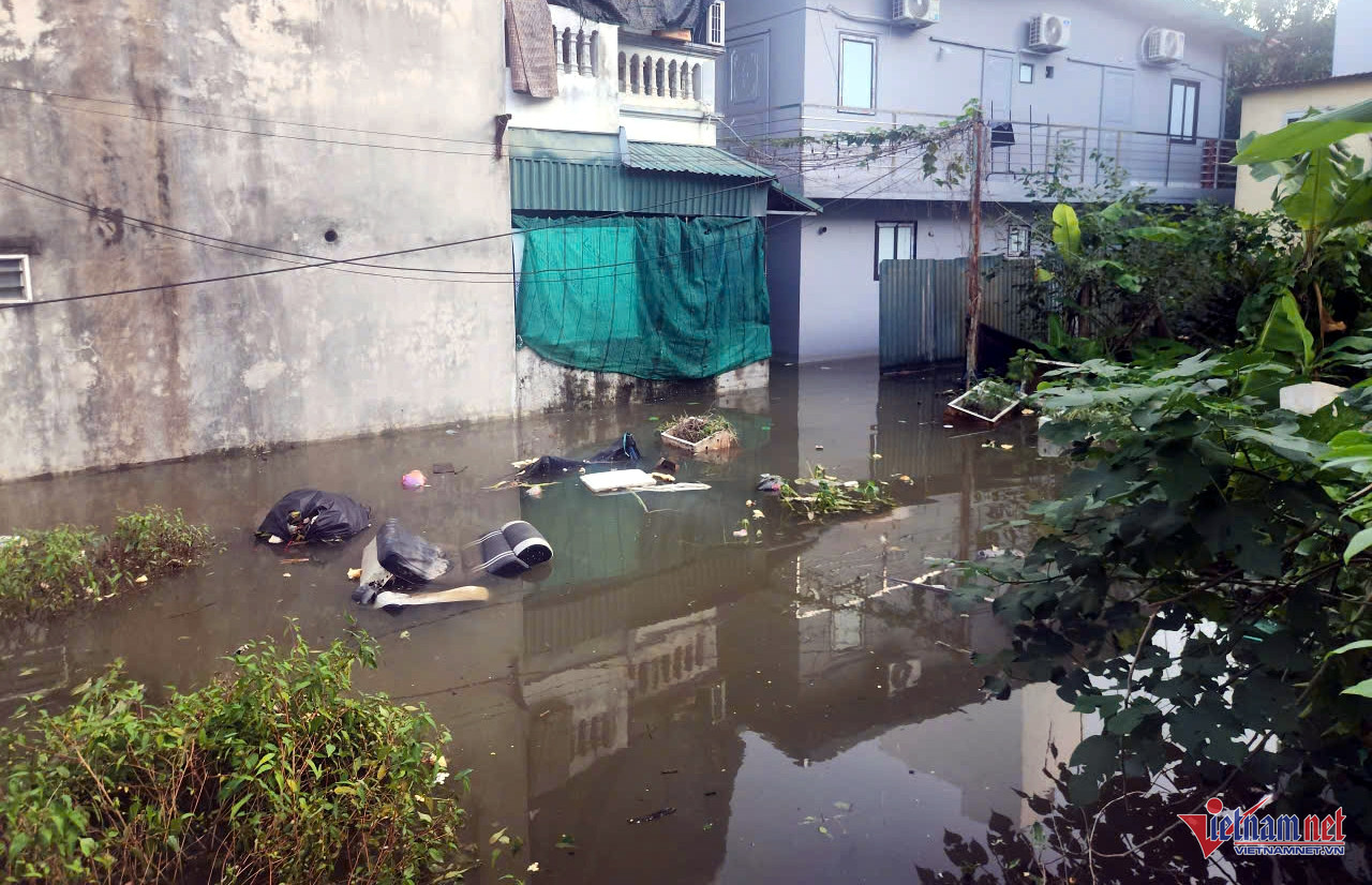 Khu dân cư amp;#34;ra ngõ nước ngập ngang ngườiamp;#34; ở Hà Nội, phường xin đắp đê - 3