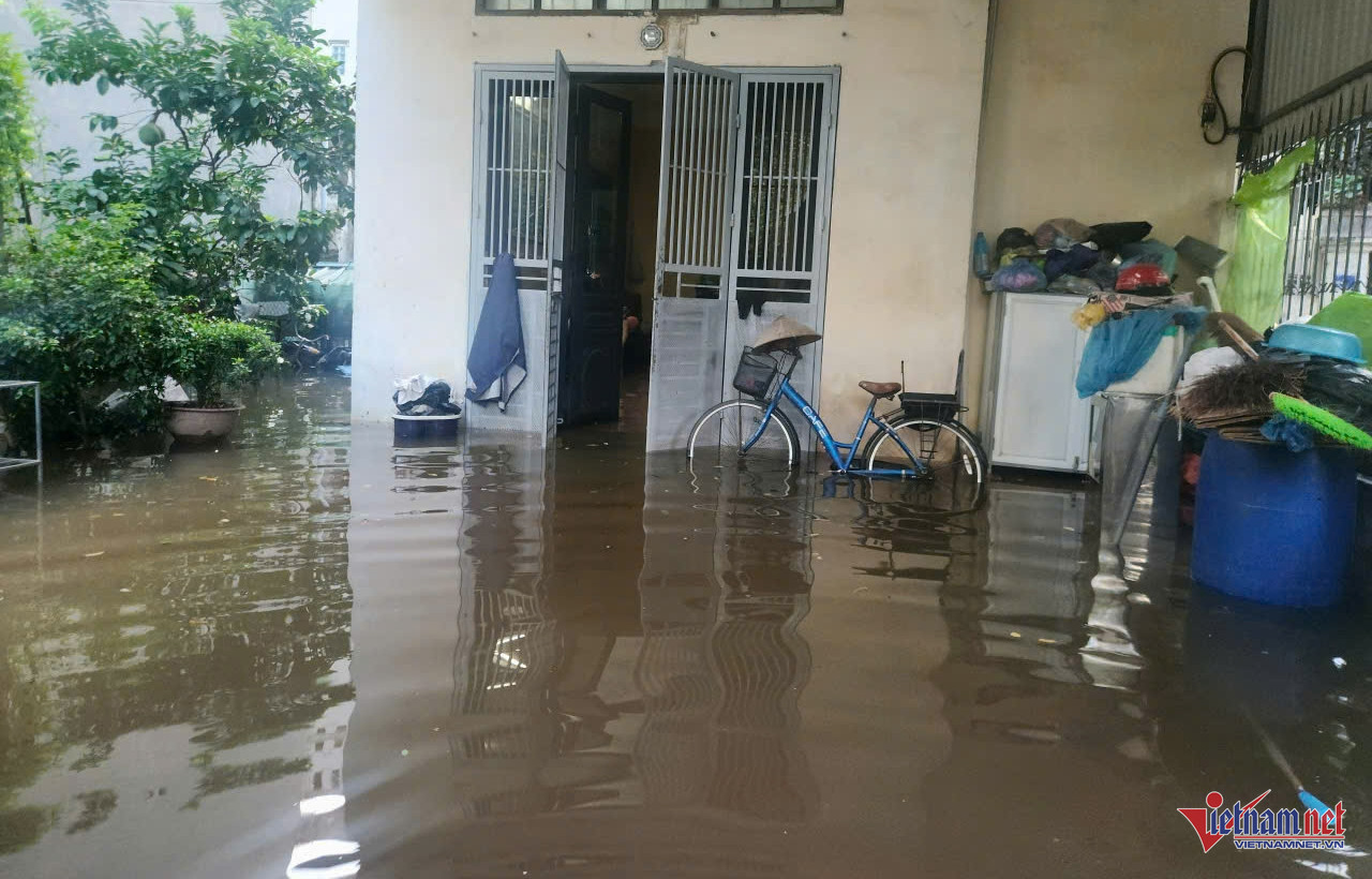 Khu dân cư amp;#34;ra ngõ nước ngập ngang ngườiamp;#34; ở Hà Nội, phường xin đắp đê - 5