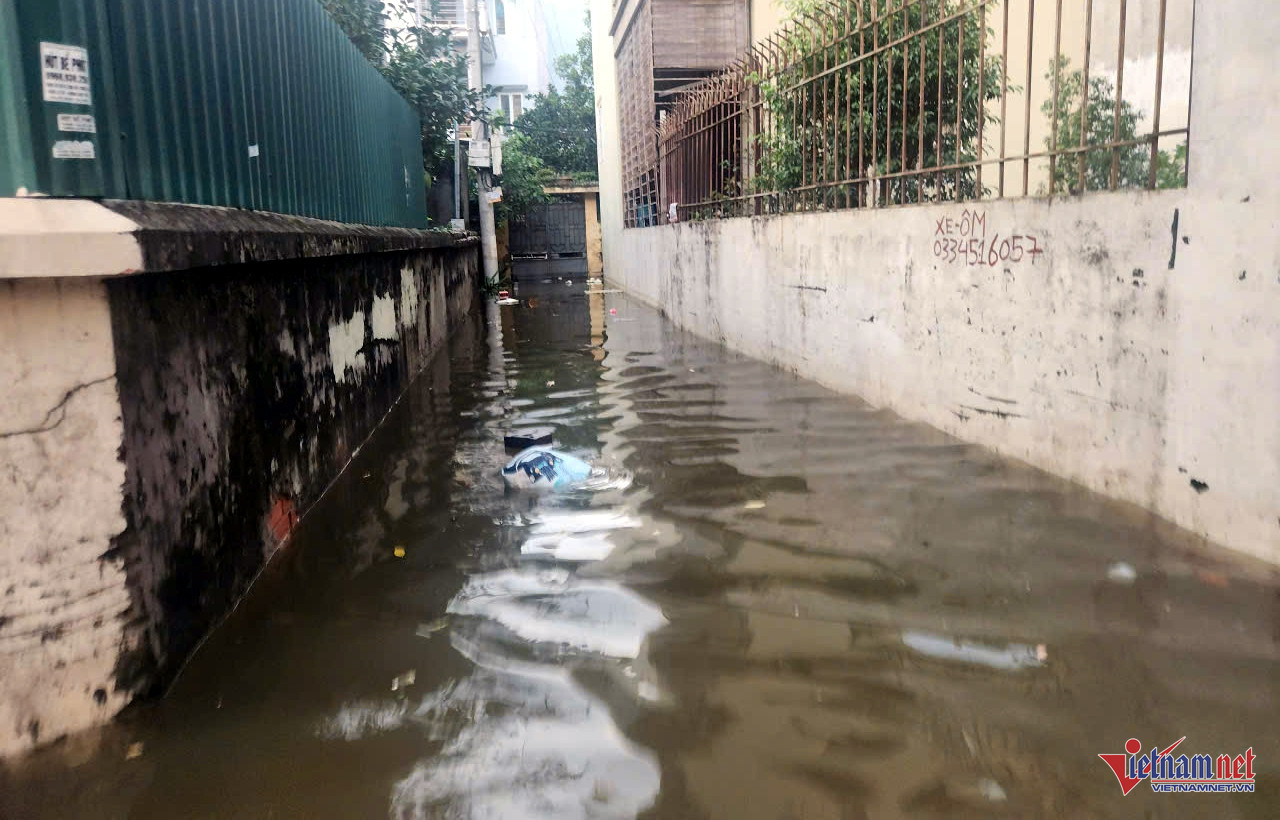 Khu dân cư amp;#34;ra ngõ nước ngập ngang ngườiamp;#34; ở Hà Nội, phường xin đắp đê - 4