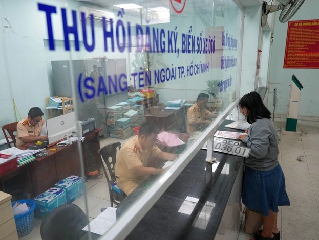 Những trường hợp thu hồi chứng nhận đăng ký, biển số xe được quy định rõ tại Thông tư 24/2023/TT-BCA. Ảnh minh họa: ĐL