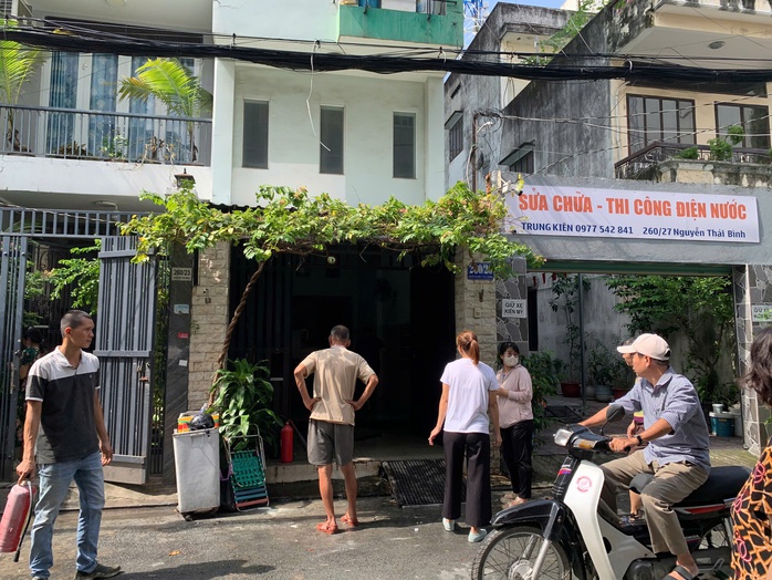 Hiện trường vụ cháy.