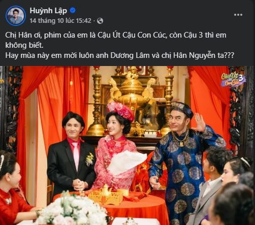 Huỳnh Lập phản hồi về Lê Dương Bảo Lâm và Hân Nguyễn.