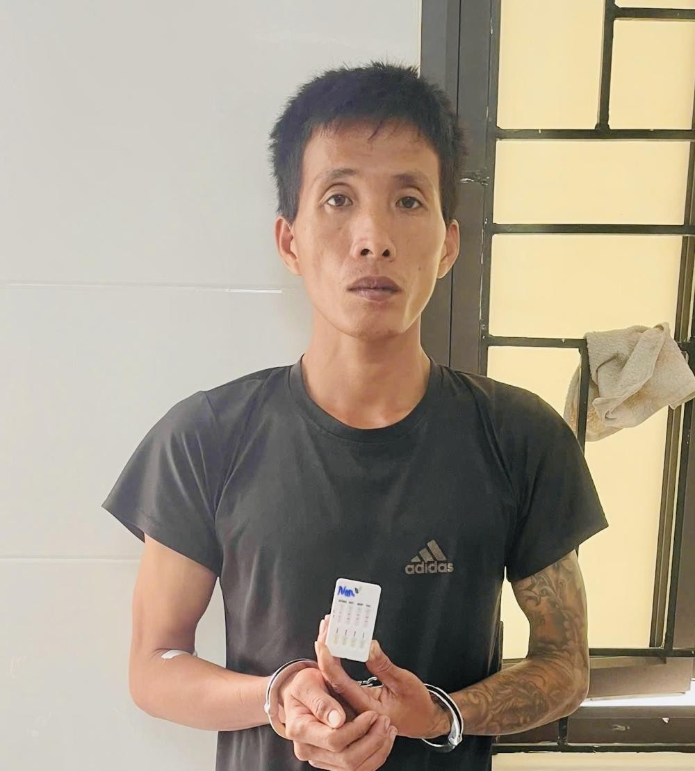 Đối tượng Nam bị bắt giữ.