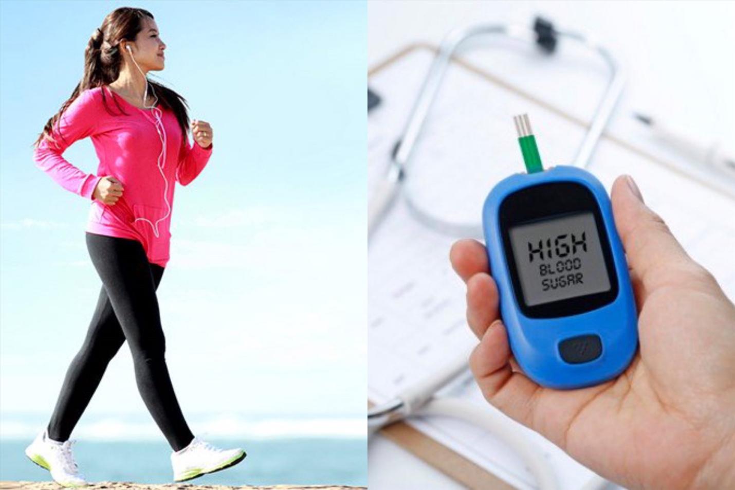 Tập thể dục thường xuyên giúp hấp thụ nhiều glucose và làm giảm HbA1C.