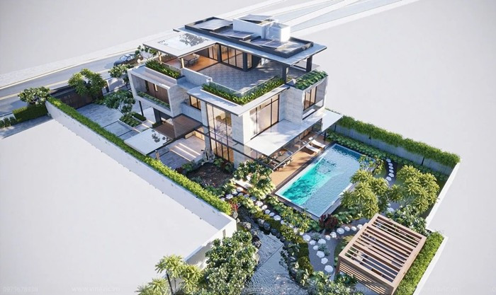 10 mẫu nhà vườn đẹp như khu nghỉ dưỡng - 1