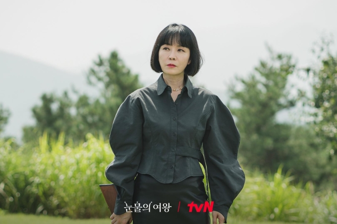 Kim Jung Nan trong phim Queen of Tears. Ảnh: tvN