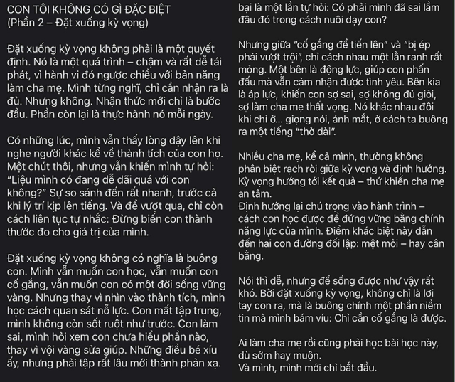 BTV Đan Lê chia sẻ về hành trình buông bỏ những kỳ vọng đặt lên con - 6