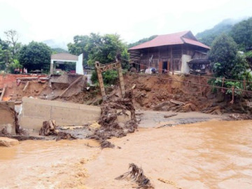 Các điểm có nguy cơ lũ quét, sạt lở đất từ Thanh Hóa đến Quảng Trị