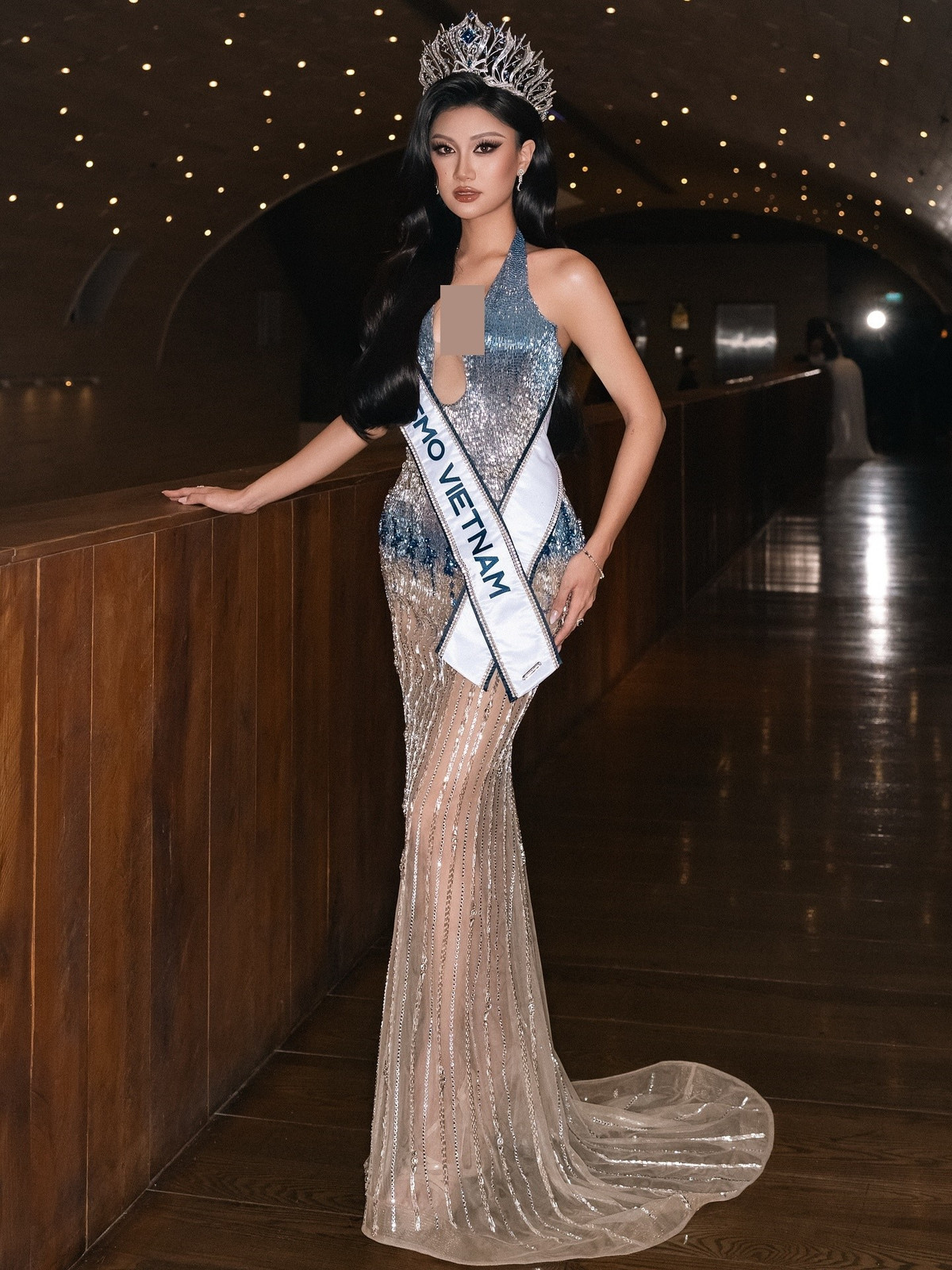 Ít tháng qua, Phương Linh ráo riết tập luyện, hoàn thiện kỹ năng để đại diện Việt Nam ở cuộc thi Miss Cosmo 2025. Ảnh: FB Phương Linh.