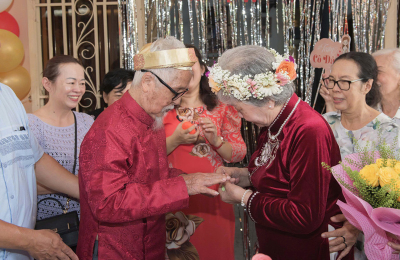 Cụ Danh và cụ Kim đã có 60 năm nên duyên vợ chồng 