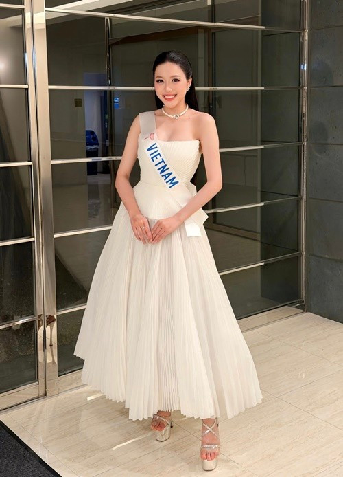 Kiều Duy đẹp ngọt ngào ở Miss International 2025 - 6