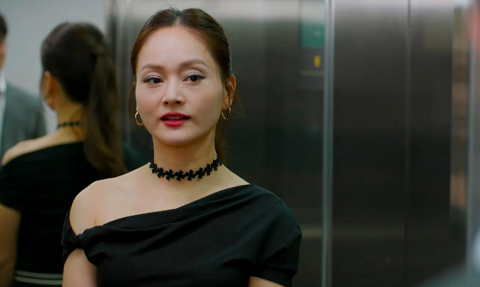 Tạo hình của Lan Phương trong vai Linh Gió ngang khoảng trời xanh