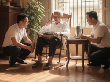 Ông bố cho ba con trai vay 1,5 tỷ nhận 15 triệu tiền dưỡng già hàng tháng