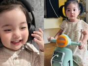 Yêu con - Con gái út nhà Khánh Thi - Phan Hiển khoe má 'bánh bao' khiến dân mạng phát sốt