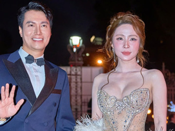 Diễn viên Việt Anh tình tứ bên Quỳnh Nga sánh bước trên thảm đỏ LHP Việt Nam