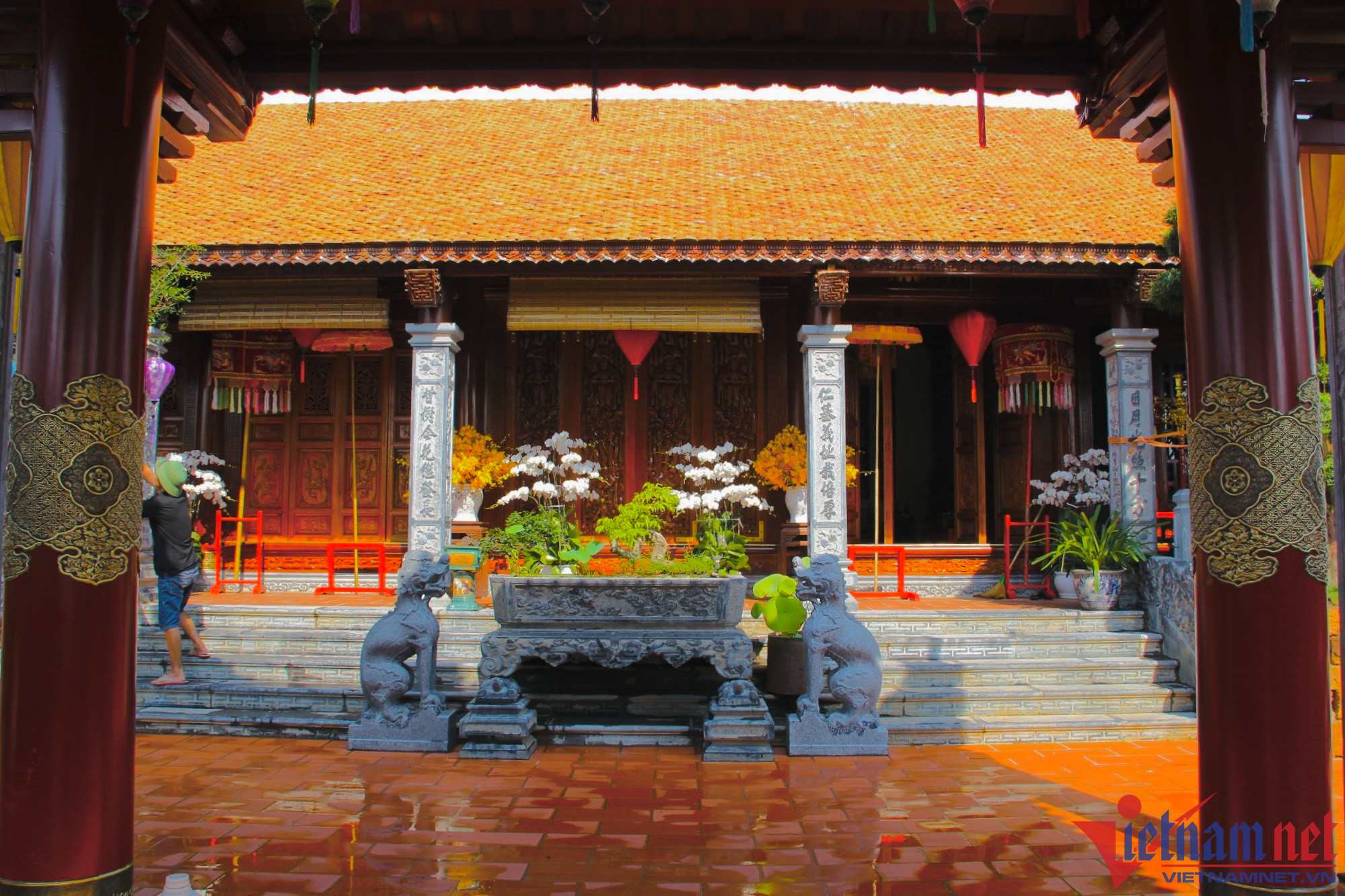 Vượng Râu cho biết, công trình là tâm huyết của vợ chồng anh.