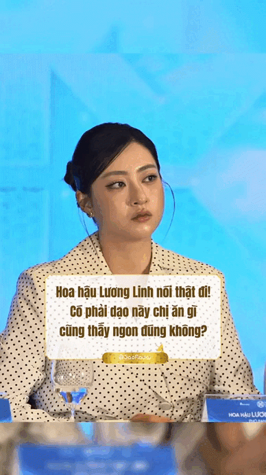 Hình ảnh mới có phần mũm mĩm của Lương Thùy Linh khiến fan thích thú.