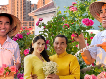 Vườn hồng "bạc tỷ" của vợ chồng MC Quyền Linh khiến nhiều người cả đời mơ ước