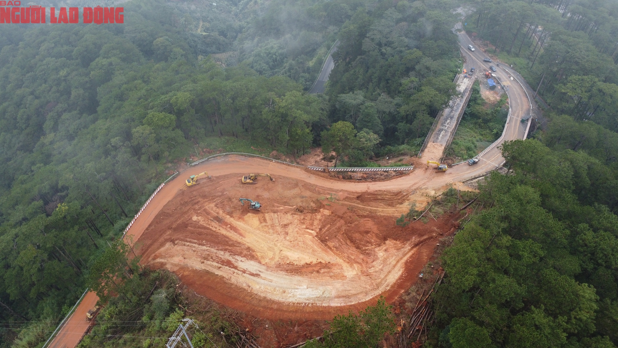 Hiện trạng đèo Damp;#39;ran nối Lâm Đồng - Khánh Hoà sau gần 1 tháng sửa chữa - 2