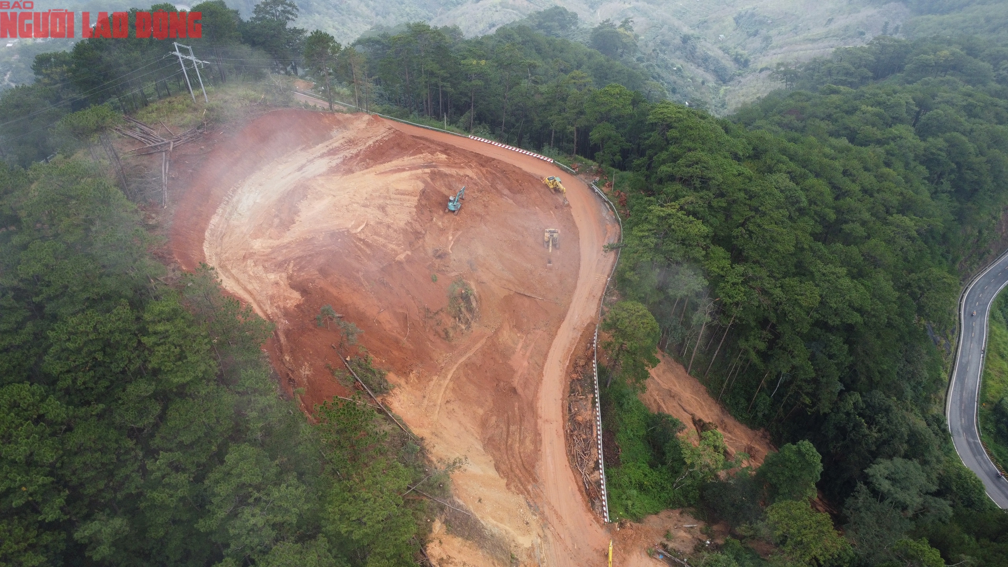 Hiện trạng đèo Damp;#39;ran nối Lâm Đồng - Khánh Hoà sau gần 1 tháng sửa chữa - 1