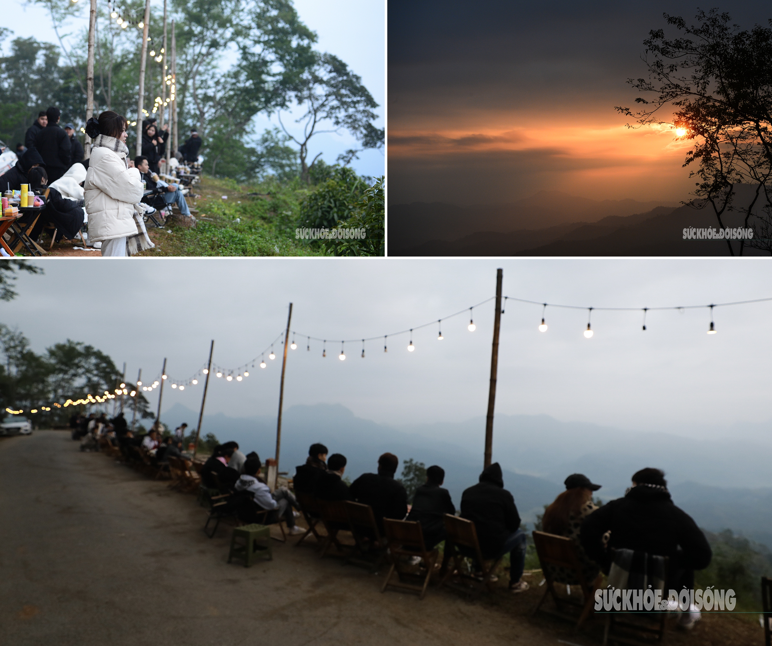 Theo Chân Giới Trẻ Lên Đồn Đèn Đón Bình Minh Và Săn Biển Mây Tuyệt Đẹp Du Khách Trẻ Ngồi Dọc Tuyến Tỉnh Lộ 257B Từ 4–6 Giờ Sáng Để Chờ Săn Mây Trên Đỉnh Đồn Đèn Trong Cái Lạnh Vùng Cao.