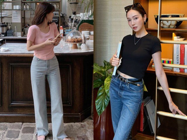 Quần jeans ống đứng đúng là amp;#34;bí kípamp;#34; của dân công sở, 10 kiểu phối giúp chị em amp;#34;lên đờiamp;#34; trong vòng amp;#34;một nốt nhạcamp;#34; - 4