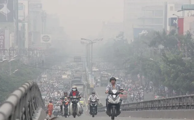 Chất lượng không khí Hà Nội bị ô nhiễm nặng. Ảnh minh họa: TL