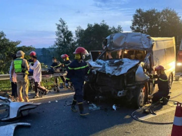 Tai nạn trên cao tốc Đà Nẵng – Quảng Ngãi, 3 người chết, 10 người bị thương