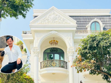 Biệt thự 1.000 m2 ở ngoại ô Hà Nội của nghệ sĩ Quang Tèo