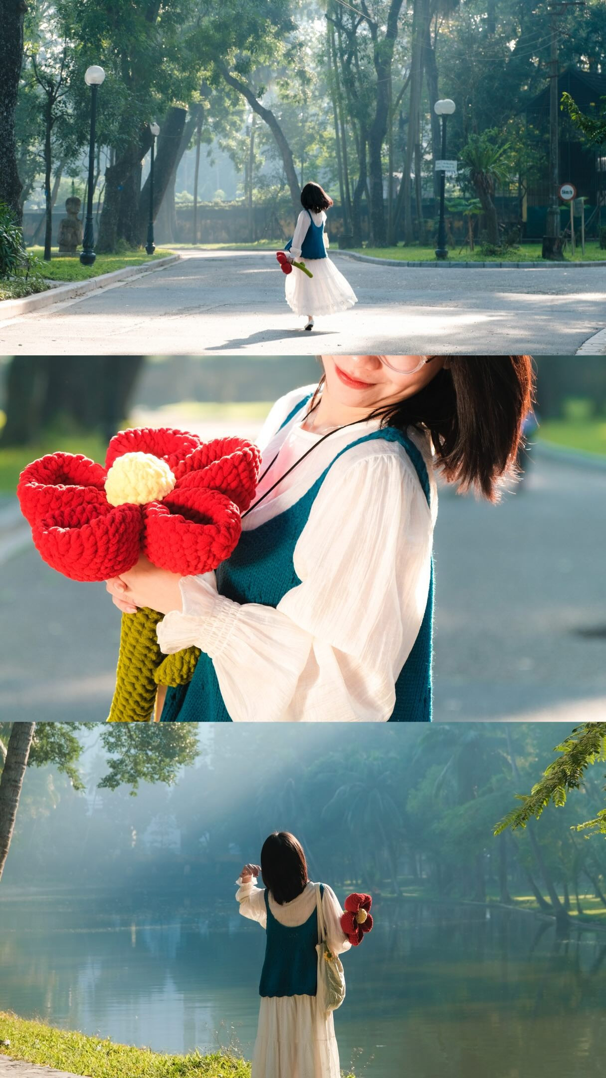 Lịch trình các amp;#34;nàng thơamp;#34; cuối năm: Chụp ảnh áo dài ở Hồ Gươm, ngắm hoa cỏ ở công viên - 8