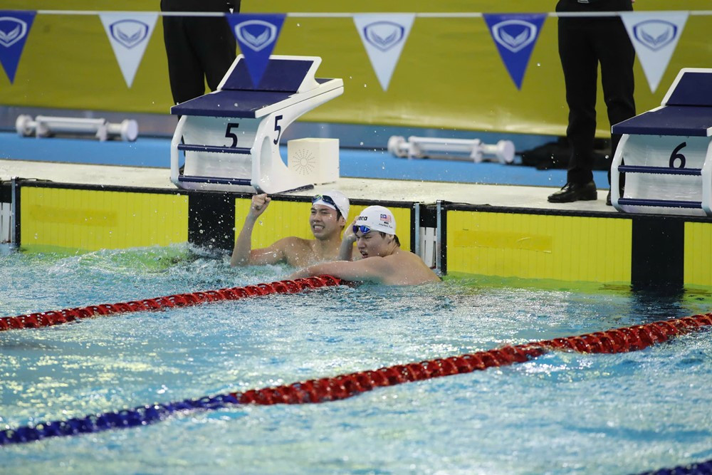 Niềm vui vỡ òa của Quang Thuấn - Ảnh: T.N