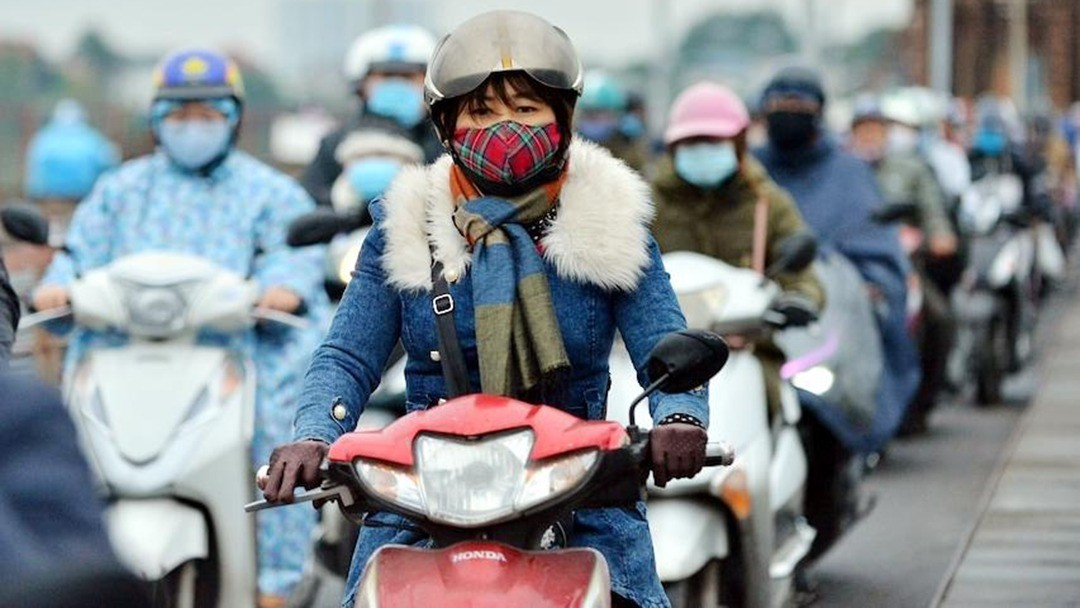 Không khí lạnh đang lan rộng, gây mưa và rét. Ảnh minh họa