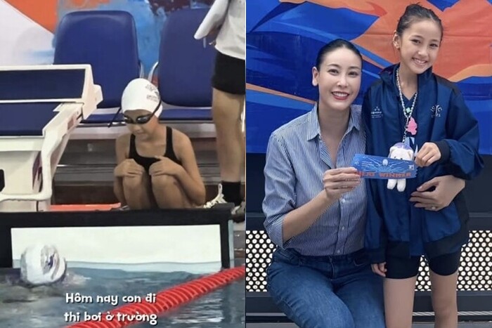 Nhóc tì đạt thành tích cao trong cuộc thi ở trường.