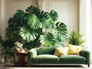 Nhà đẹp - Cây cảnh thời trang nhất, một chiếc lá cũng khiến cả căn phòng tỏa sáng, thu hút tài lộc, che chở gia đình