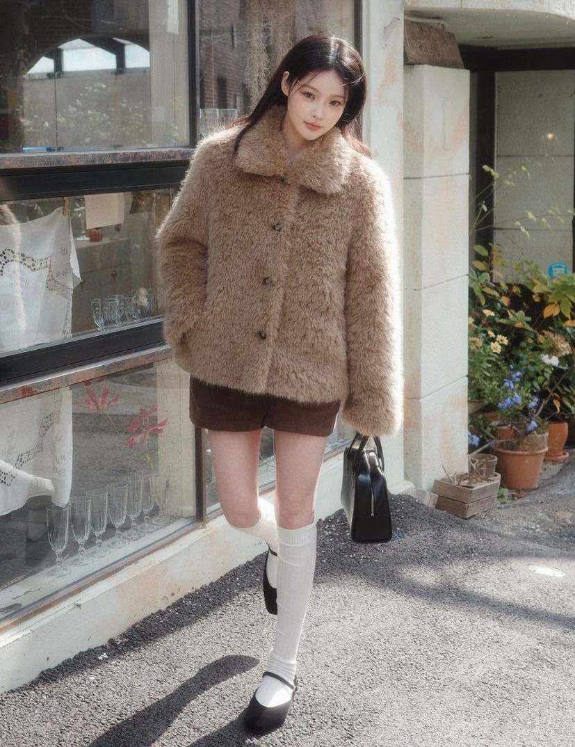 Nếu không thích mặc quần tất cùng quần shorts hoặc váy ngắn, bạn có thể chọn tất cao tới đầu gối. Tránh mang tất cổ thấp vì khiến tổng thể mất cân đối.