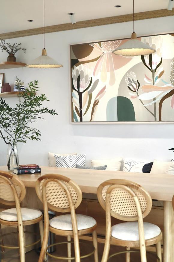 Họa tiết mây tre luôn mang lại cảm giác nhẹ nhàng.