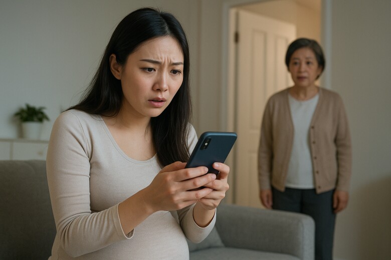 Cầm điện thoại của mẹ chồng, tôi vô tình phát hiện bí mật động trời của anh - 1